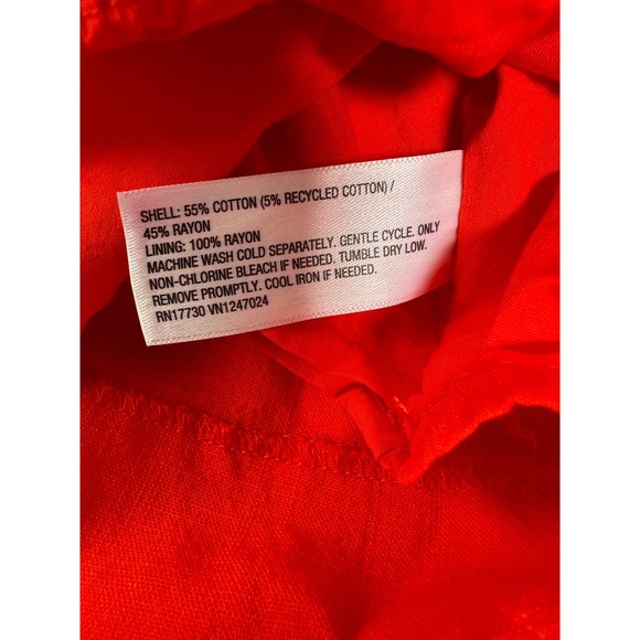 Kate Spade New York Red Scalloped Hem Dress XS - Picture 4 of 8